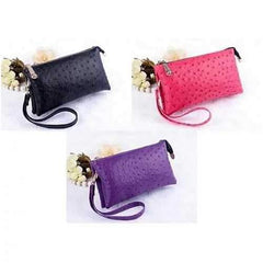 OMG OMG FAUX OSTRICH LEATHER PURSES OMG OMG FAUX OSTRICH LEATHER PURSES