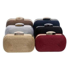 Roped In Clutch With Nautical Motif Roped In Clutch With Nautical Motif