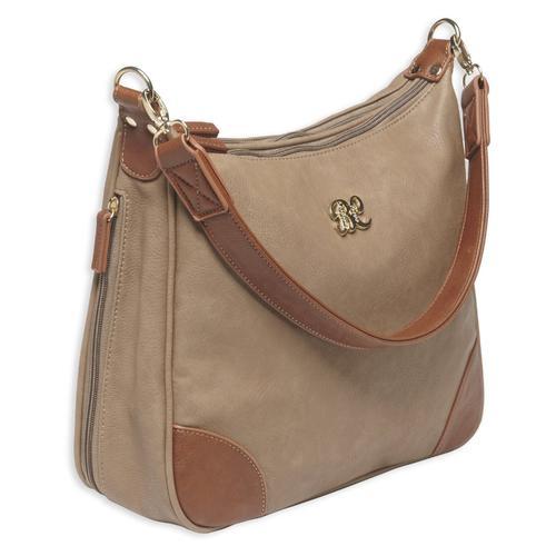Hobo Style Purse with Holster Taupe/Tan