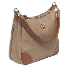 Hobo Style Purse with Holster Taupe/Tan