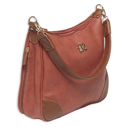 Hobo Style Purse with Holster Brick Red/Tan