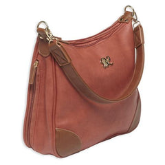 Hobo Style Purse with Holster Brick Red/Tan