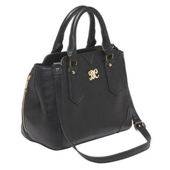 Satchel Style Purse with Holster Black/Black