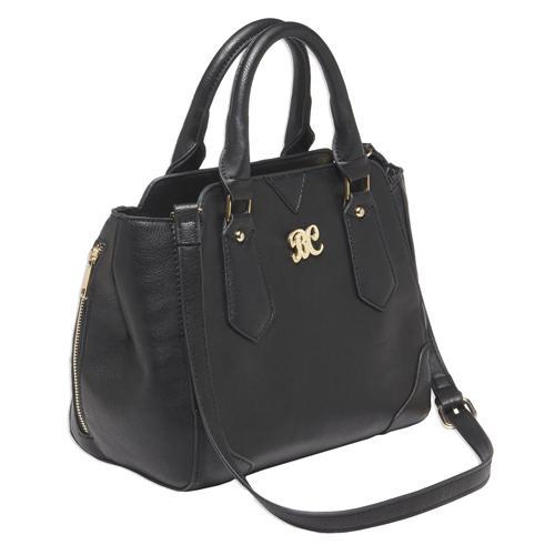 Satchel Style Purse with Holster Black/Black