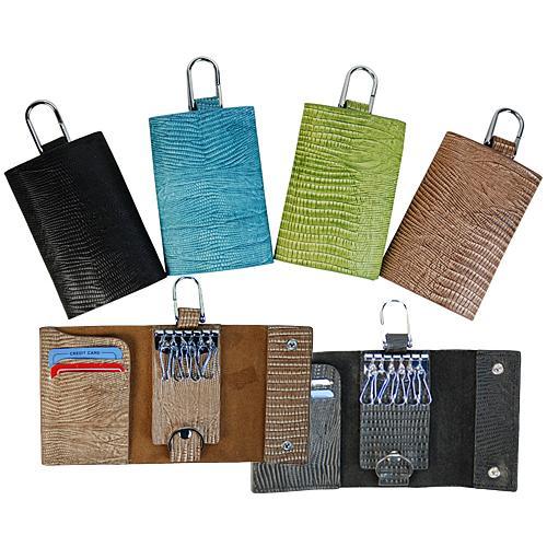 Key Chain with Snake Print