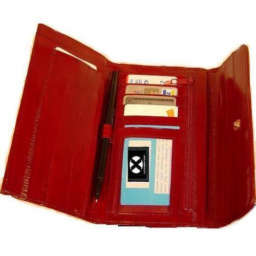 EEL Skin Checkbook Wallet