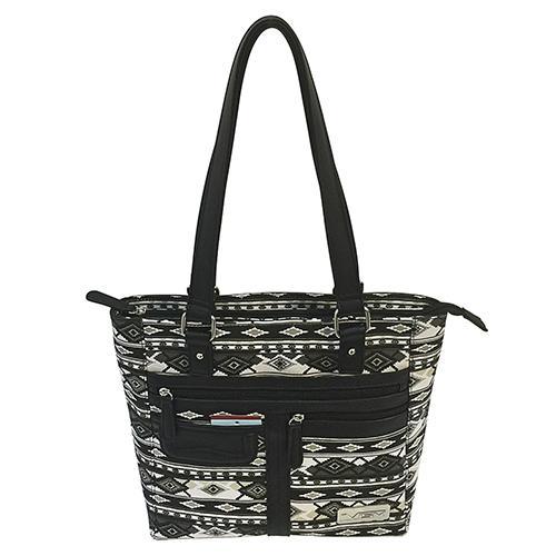 VISM Concealed Carry Printed Tote Black