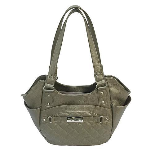Concealed Carry Quilted Hobo Urban Gray, Large