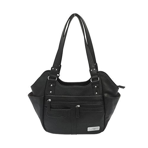 VISM Concealed Carry Hobo Bag Black, Large