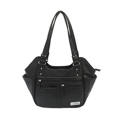 VISM Concealed Carry Hobo Bag Black, Large