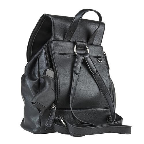 Concealed Carry Womens Backpack Black