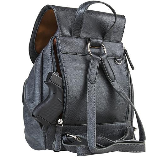 Concealed Carry Womens Backpack Urban Gray