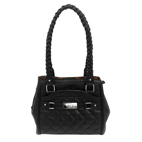 VISM Concealed Carry Braided Tote Black