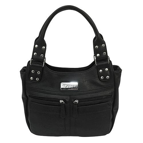 VISM Concealed Carry Hobo Bag Black