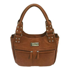 VISM Concealed Carry Hobo Bag Brown