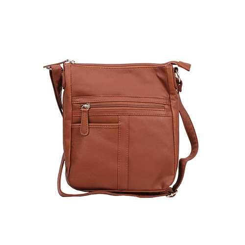 Messenger Crossbody Bag Brown