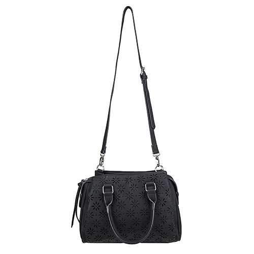Daisy Crossbody Satchel Black