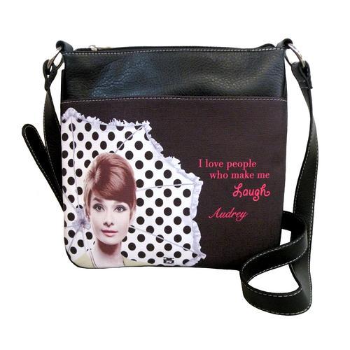 Licensed Audrey Happiness Messenger Bag