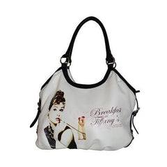 White Licensed Breakfast at Tiffany Shoulder Bag