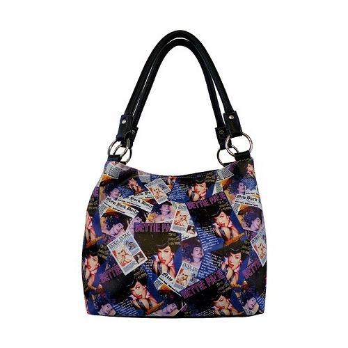 Bettie Page Collage Tote Bag