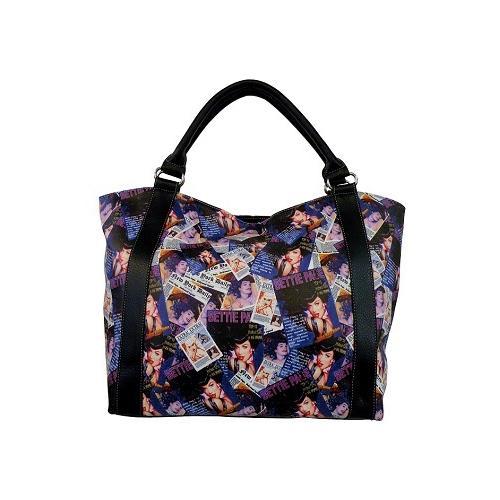 Bettie Page Collage Hobo Bag
