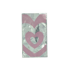 Valentine Pink Heart Goody Bags ( Case of 100 )
