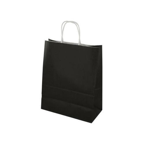 Large Solid Black Gift Bag ( Case of 36 )