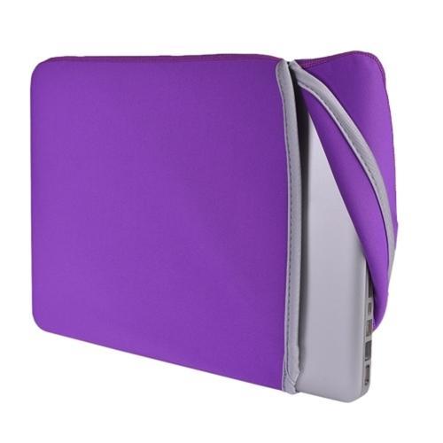 SlickBlue Neoprene Sleeve for 13 MacBook / MacBook Pro / MacBook Air & Windows PCs (Purple/Gray)