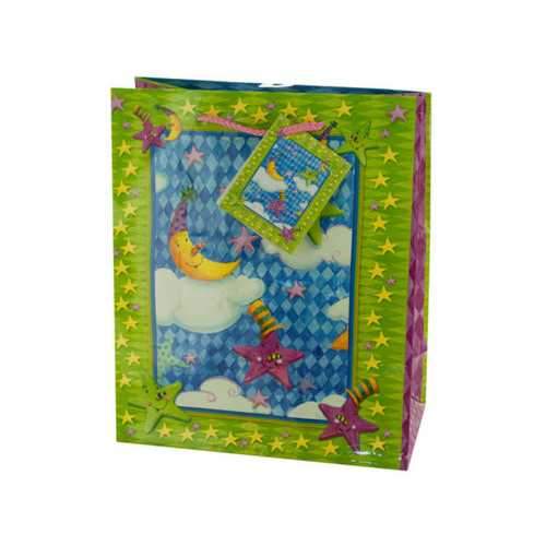 Medium Moon & Stars Birthday Gift Bag ( Case of 60 )