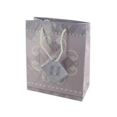 Medium Lavender Scroll Design Gift Bag ( Case of 60 )