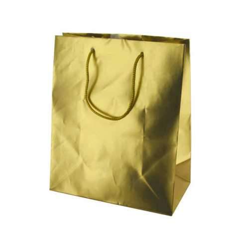Medium Matte Gold Gift Bag ( Case of 60 )