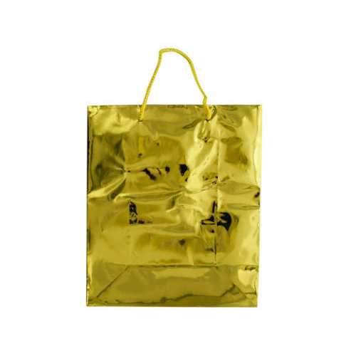 Medium Shiny Gold Gift Bag ( Case of 90 )