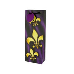 Small Collins Fleur de Lis Bottle Gift Bag ( Case of 36 )