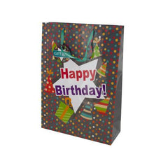 Happy Birthday Party Hats Gift Bag ( Case of 24 )