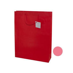 Large Pink & Red Gift Bag ( Case of 24 )