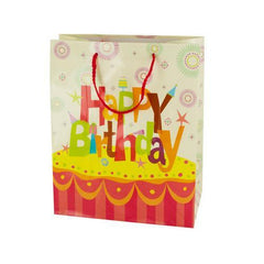 Medium Happy Birthday Gift Bag ( Case of 96 )