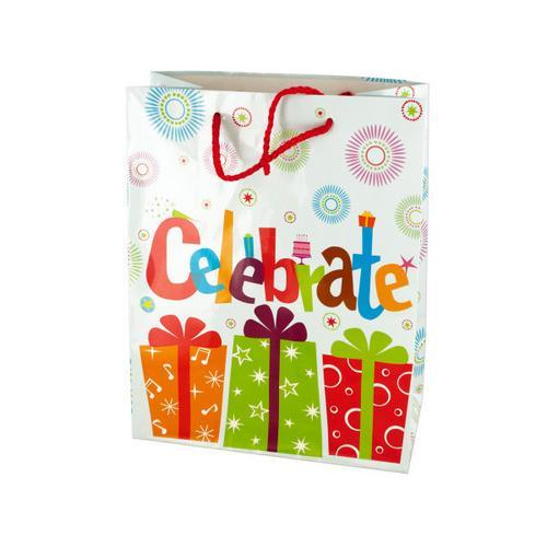Medium Celebrate Birthday Gift Bag ( Case of 96 )