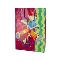 Large Happy Birthday Bike Boy Gift Bag ( Case of 48 )