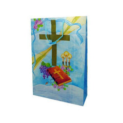 Extra Large Blue Communion Gift Bag ( Case of 48 )