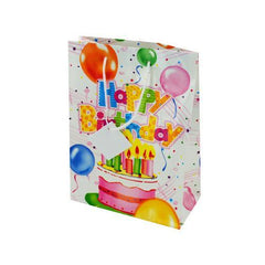 bday med gift bag 1383wht ( Case of 72 )