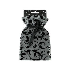 Flocked Organza Sachet Bag ( Case of 72 )