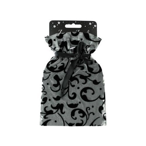 Flocked Organza Sachet Bag ( Case of 96 )