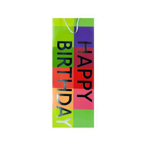 Happy Birthday Bottle Gift Bag ( Case of 96 )