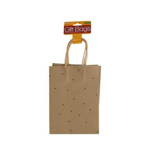 Triangle Print Gift Bags Set ( Case of 40 )