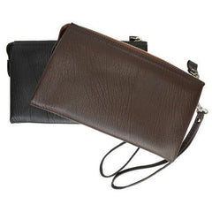 Genuine Leather Simple Women Wristlet