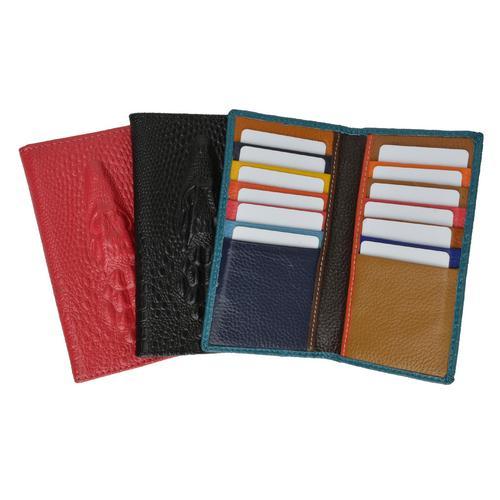 AFONiE Luxurious Leather Bifold Wallet with Extra Room for Credit Card Holder